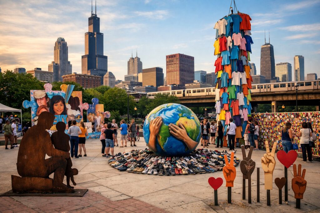 How Art Installations Promote Social Awareness in Chicago